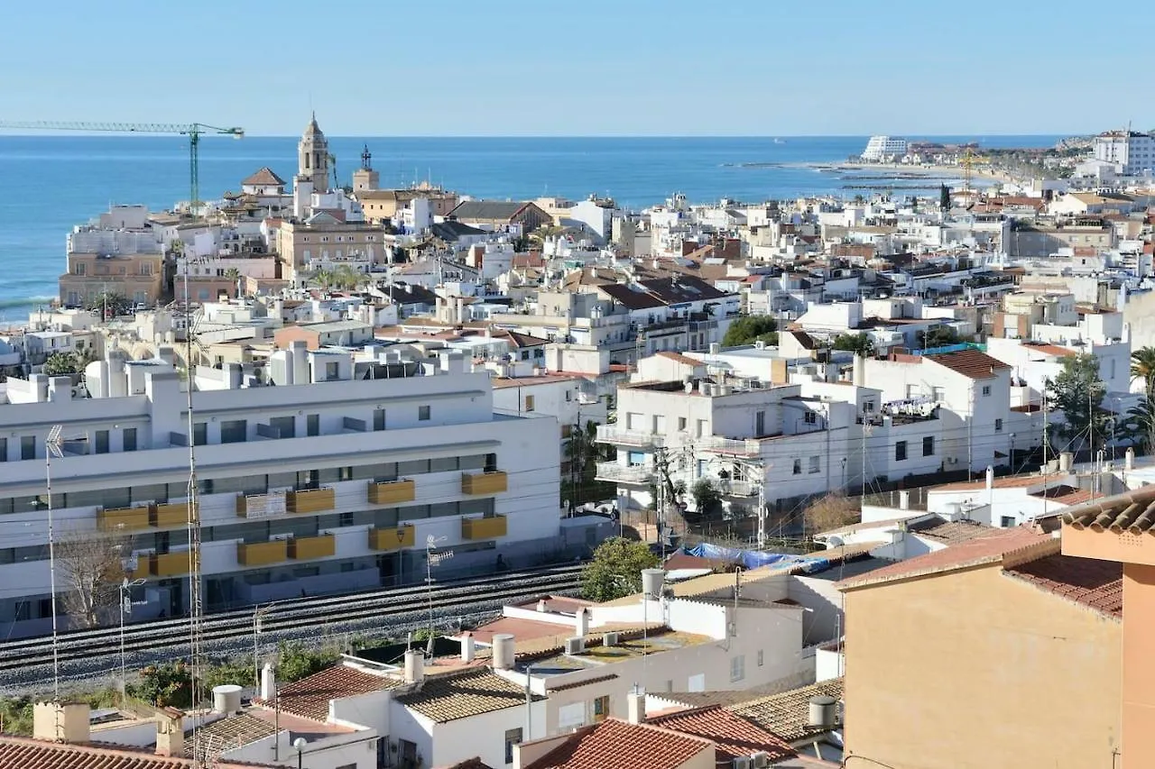 Apartamento Marinero, Vistas Impresionantes. 시체스